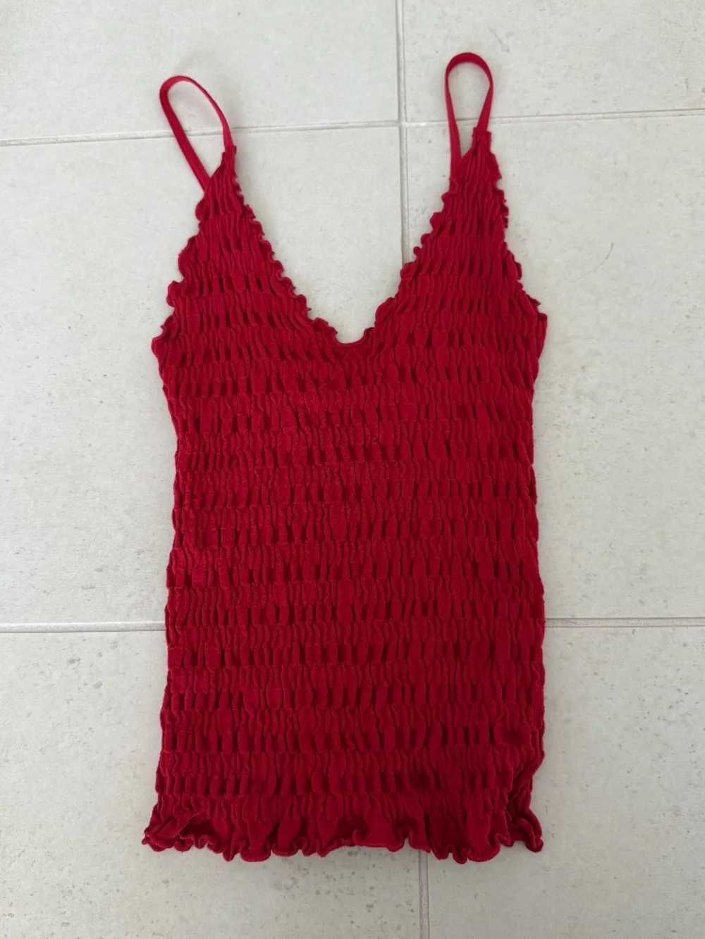 Free People Red Tank Top XS